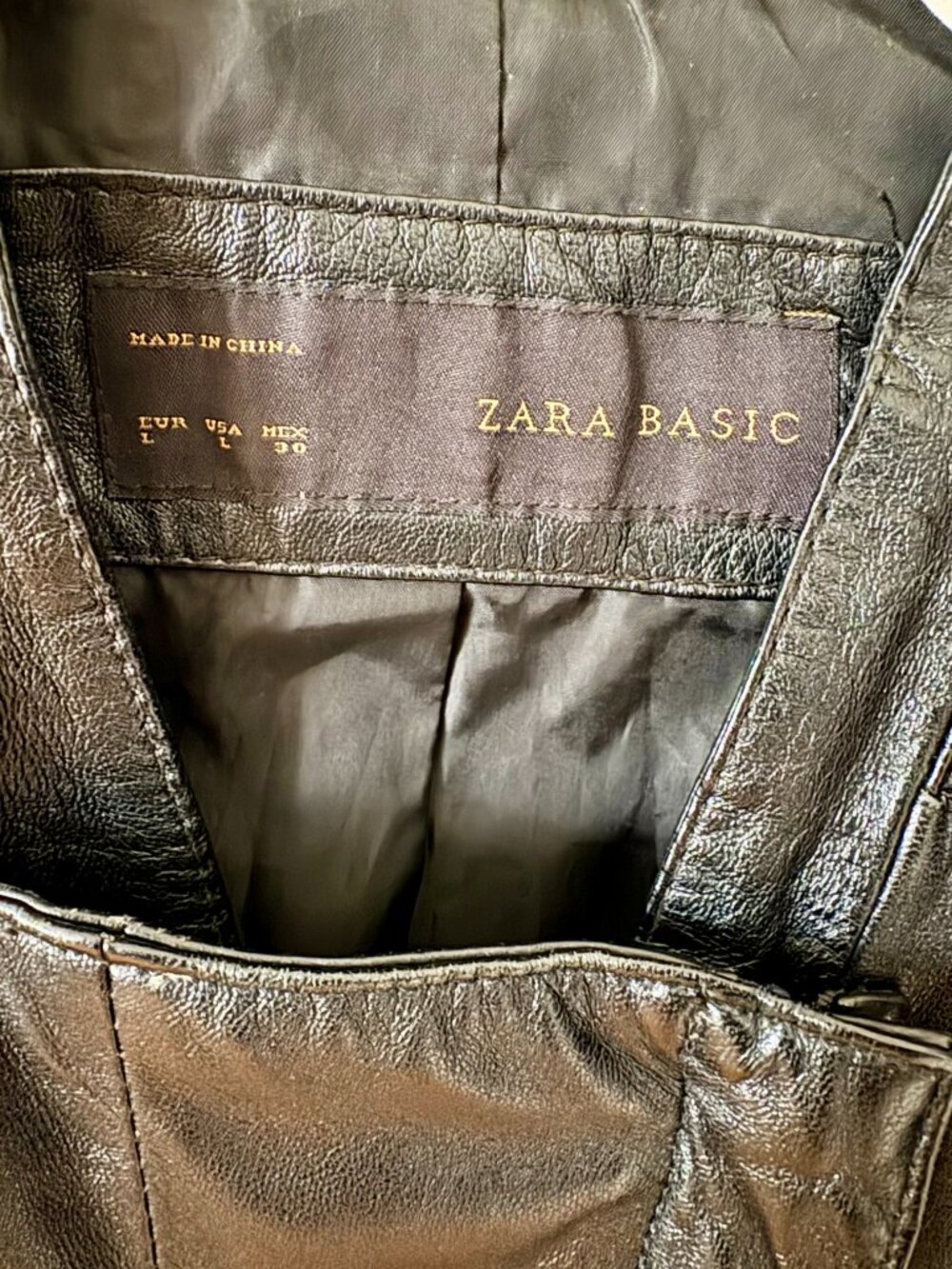 ZARA Leather Jacket - Picture 3 of 4